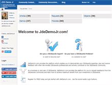 Tablet Screenshot of jdedemojr.com